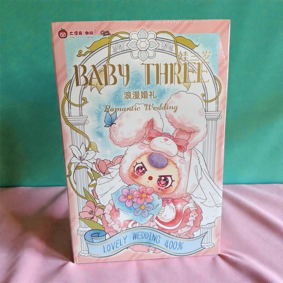 Baby Three Other - Baby Three Romantic Wedding 400% Blind Box SEALED NWT